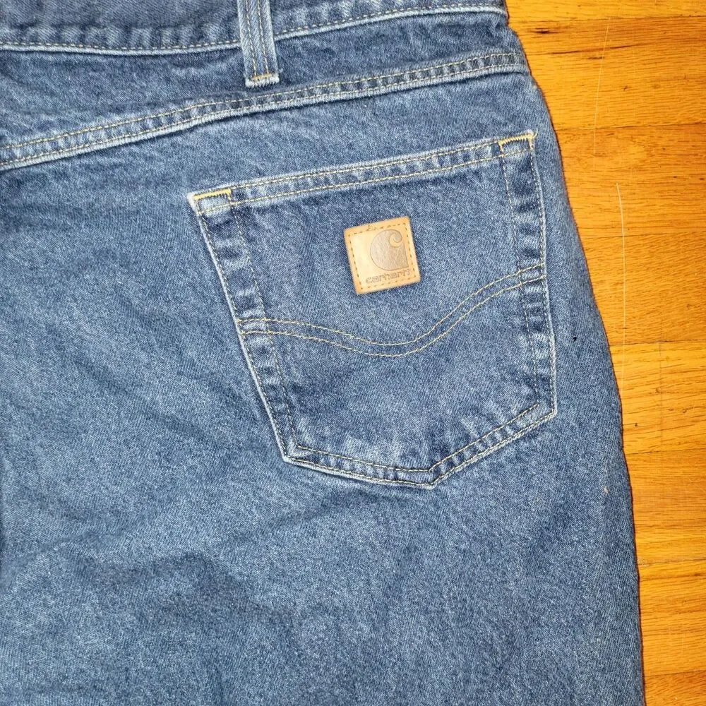 Carhartt Mens Jeans Relaxed Fit Blue 42x30 Rn51374